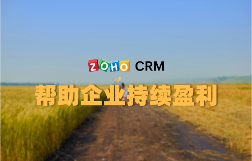 Zoho CRM 帮助企业持续盈利