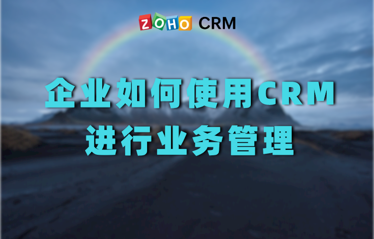 企业如何使用CRM进行业务管理