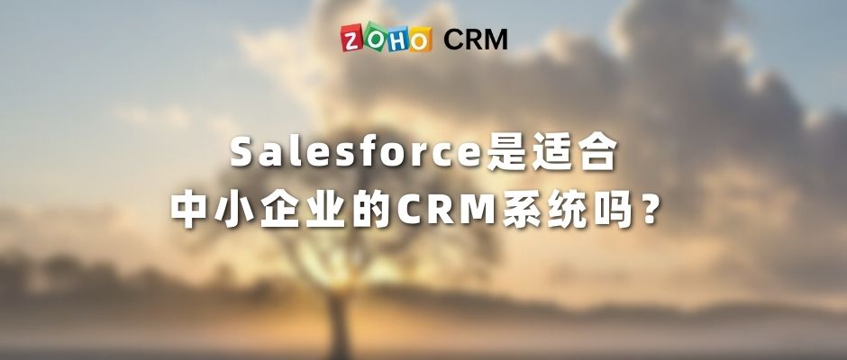 Salesforce是适合中小企业的CRM系统吗？